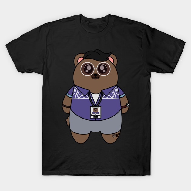 Jonah Vasquez Bear T-Shirt by SentABearToSpace 